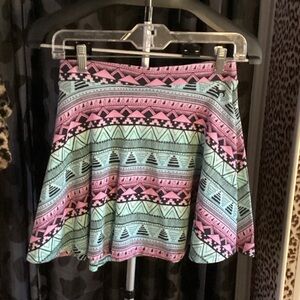 PINK Victoria's Secret Tribal Skater Skirt